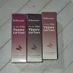Teddy Lip Tint Trio - Mauve, Taupe, Charcoal